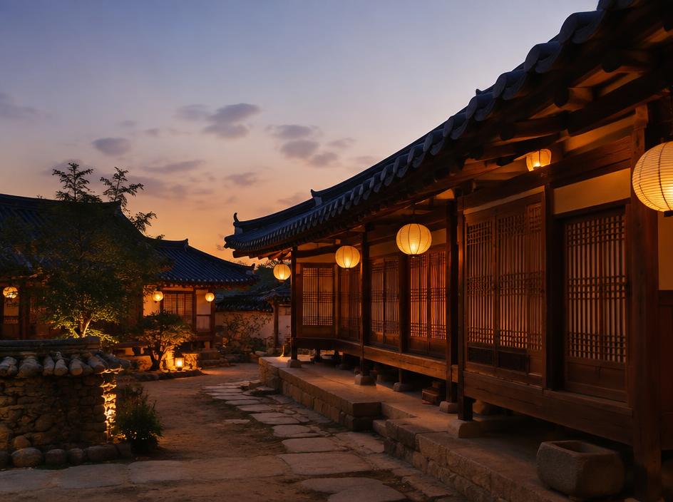 강릉 선교장 옆 한옥